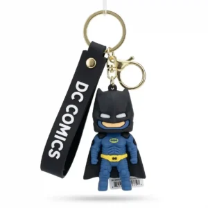 Batman Keychain 3D -Cartoon Keyring Gift for Boys