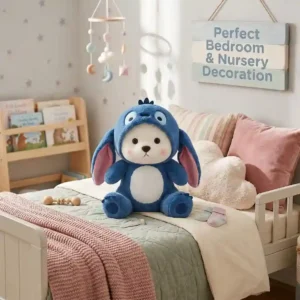 Big Blue Teddy Bear 50cm