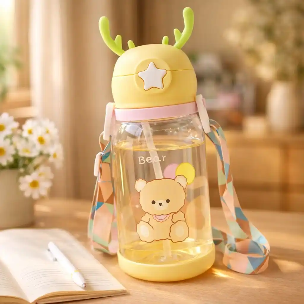 Deer Horns Kids Water Bottle