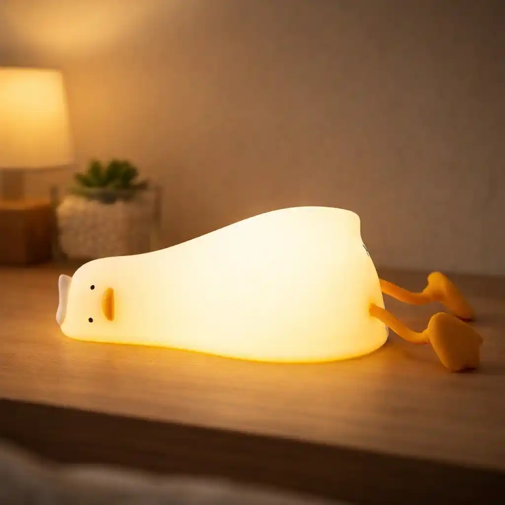 Duck Silicone Kids Night Light Rechargeable