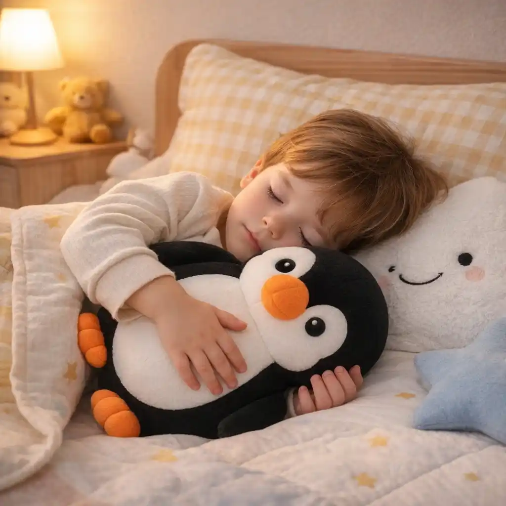 Grey Penguin Soft Toy 30cm