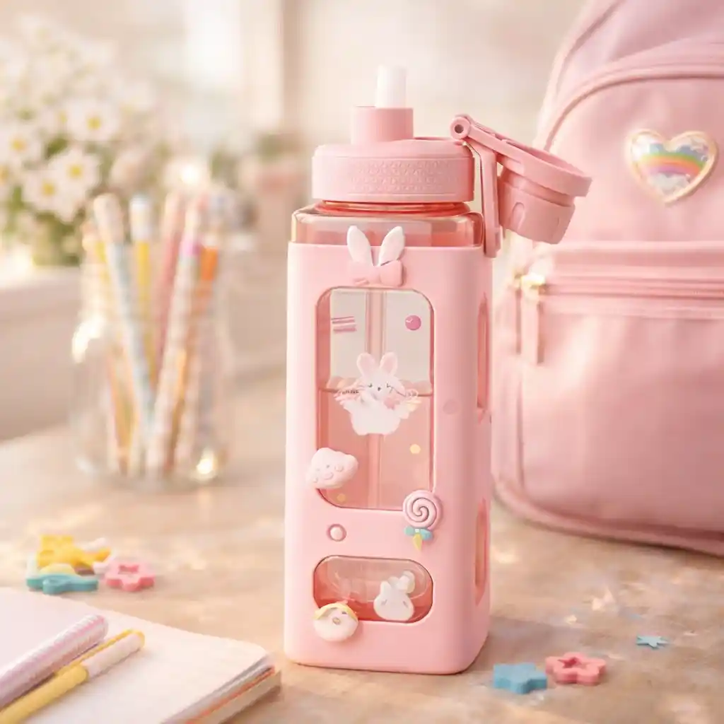 Kawaii Bear Square Bottle