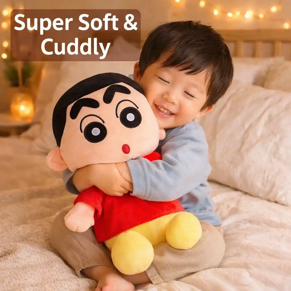 Shinchan Soft Toy 25cm Cute Plush Toy for Kids