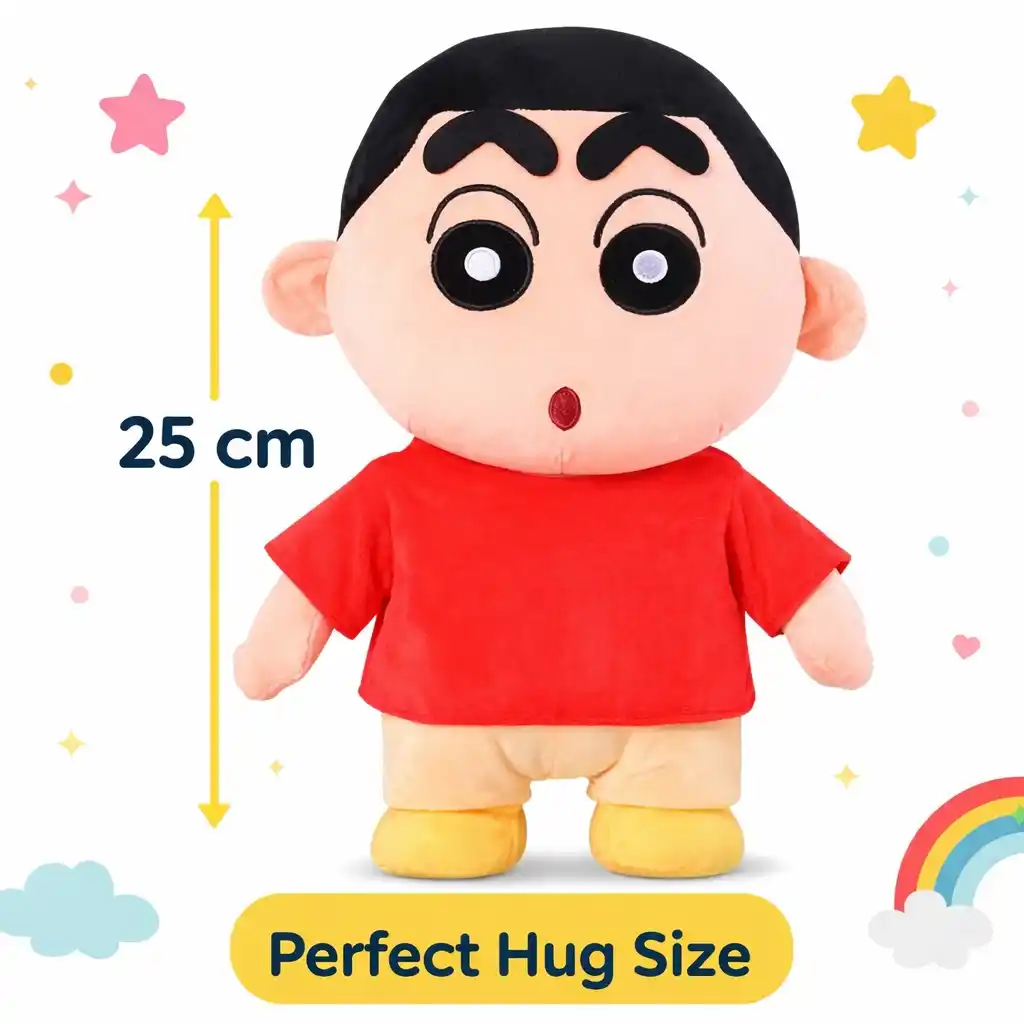Shinchan Soft Toy 25cm Cute Plush Toy for Kids