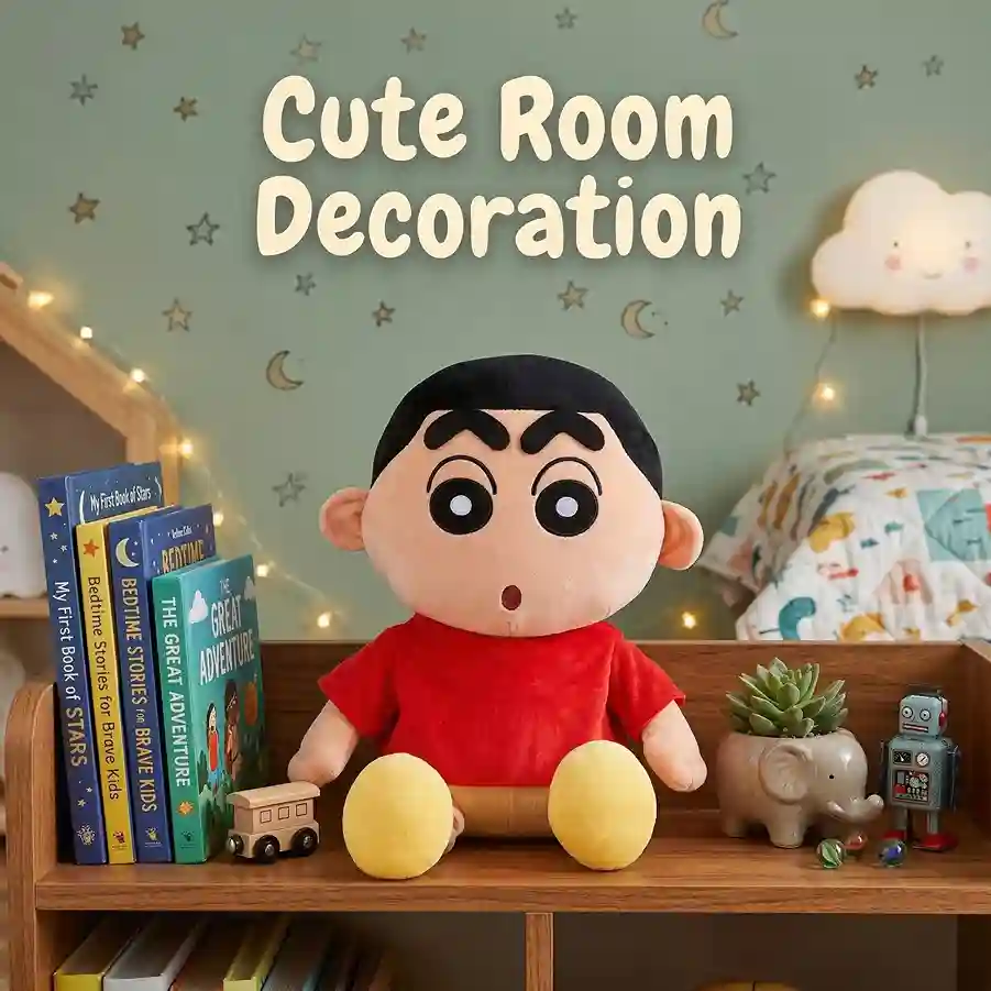 Shinchan Soft Toy 25cm Cute Plush Toy for Kids