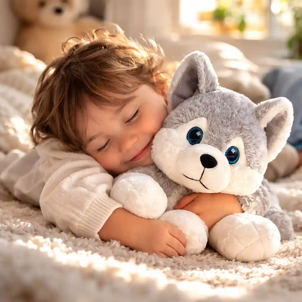 Soft Toy Dog Husky – 35cm Cute Stuffed Puppy